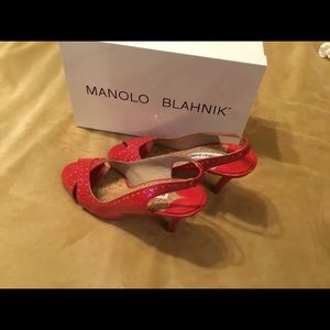 Women’s Manolo Blahnik Stiletto Heels Open Toe 39